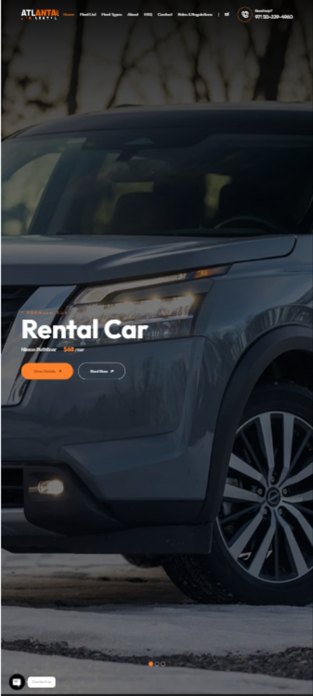 Atlanta Car Rental mobile screenshot 1