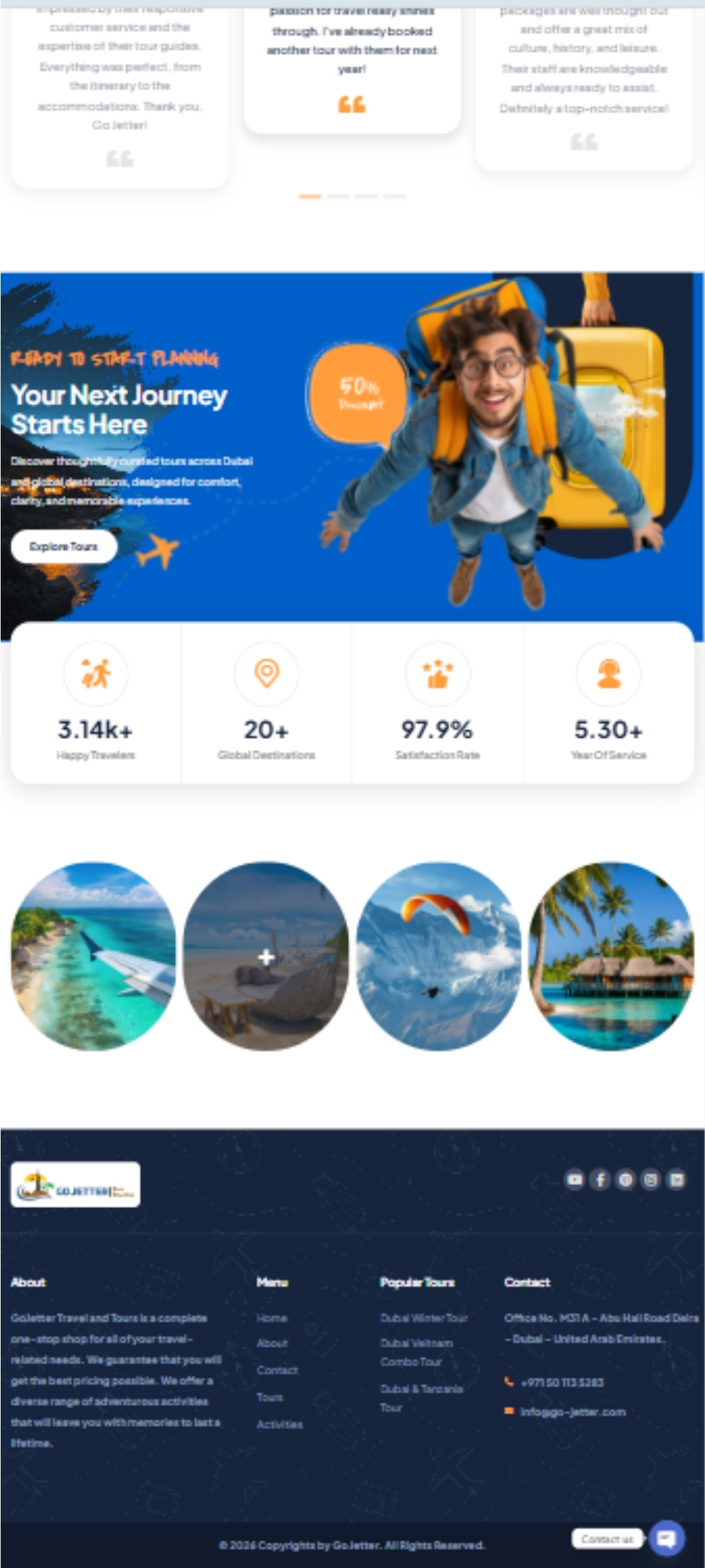 Go Jetter Tours mobile screenshot 4