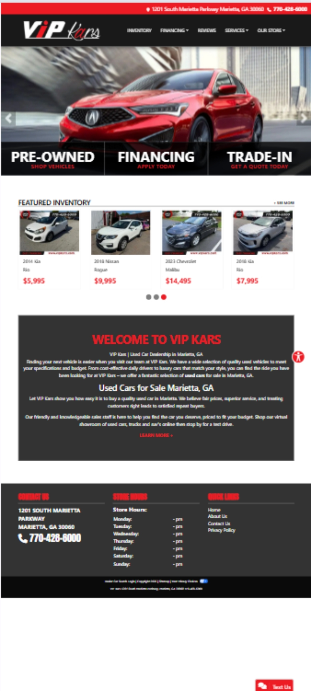VIPkars mobile screenshot 1